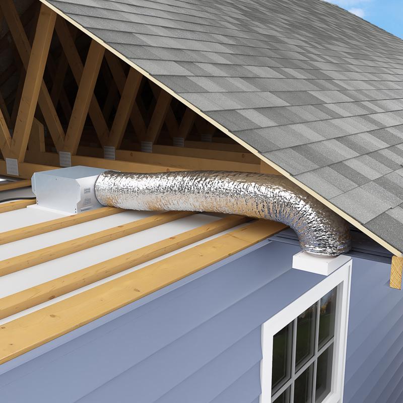 Imperial R6.0 25 ft. L X 4 in. D Silver Poly Duct