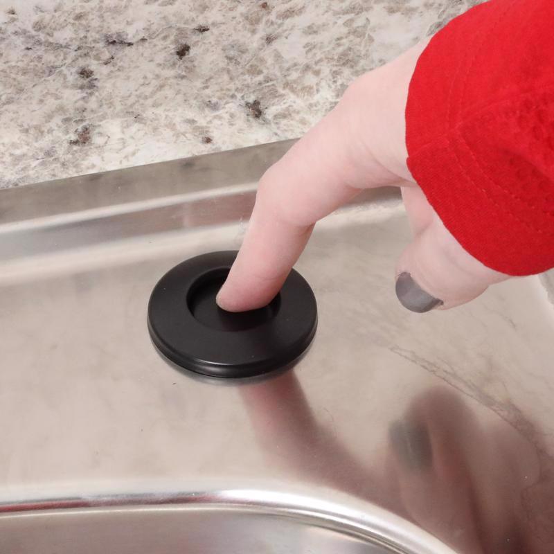 Danco Garbage Disposal Sink Top Switch Matte Black Plastic
