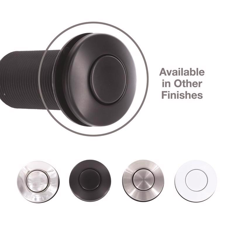 Danco Garbage Disposal Sink Top Switch Matte Black Plastic