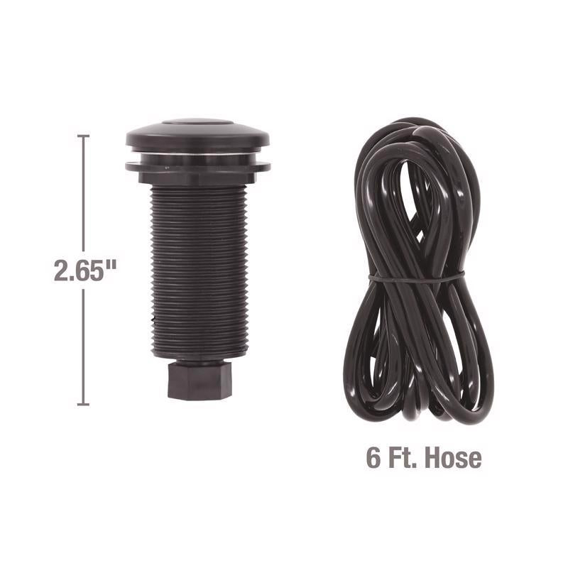 Danco Garbage Disposal Sink Top Switch Matte Black Plastic
