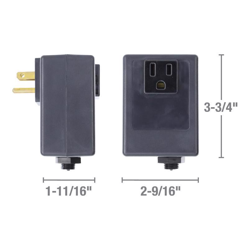 Danco Garbage Disposal Sink Top Switch Matte Black Plastic