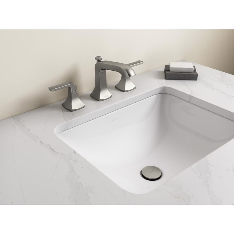 Kohler 1-1/4 in. D Brushed Nickel Plastic Pop-Up Drain