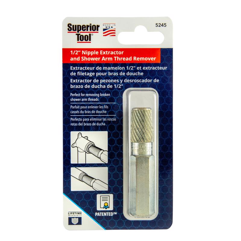 Superior Tool 1/2 in. Nipple Extractor Set