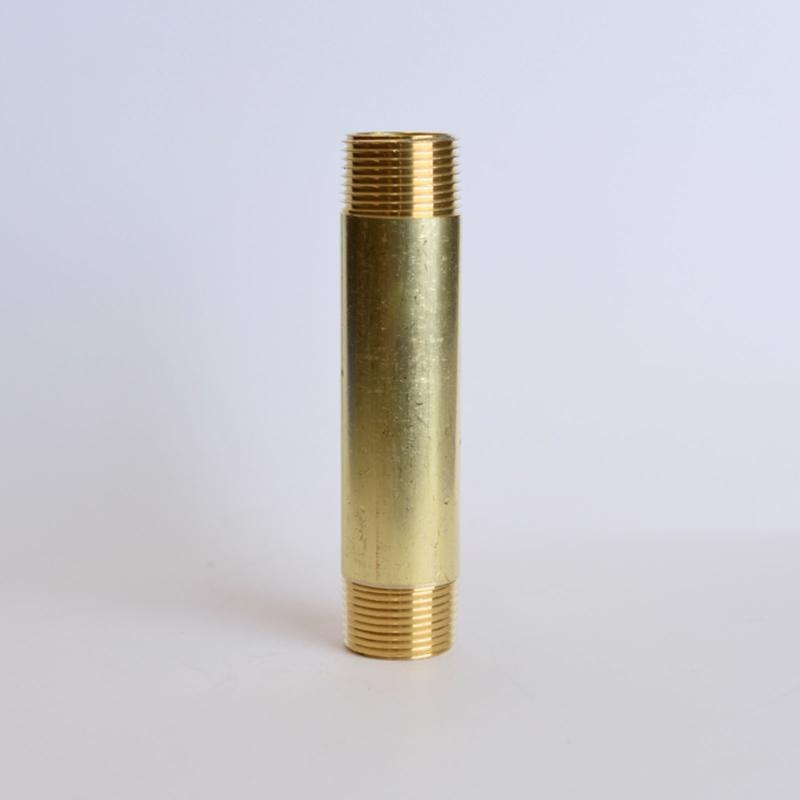 ATC 3/4 in. MPT X 3/4 in. D MPT Yellow Brass Nipple 4-1/2 in. L