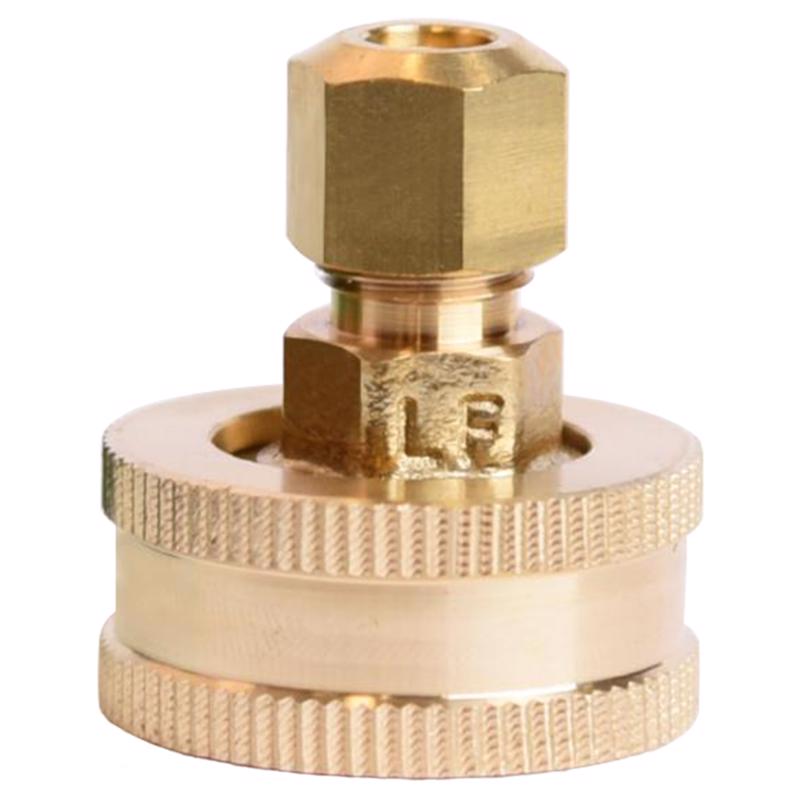 ATC Brass 3/4 in. D X 1/4 in. D Adapter