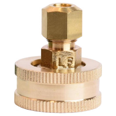 ATC Brass 3/4 in. D X 1/4 in. D Adapter