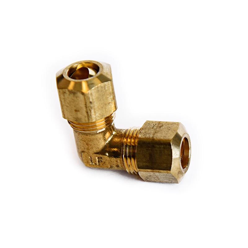ATC 5/16 in. Compression X 5/16 in. D Compression Brass 90 Degree Elbow