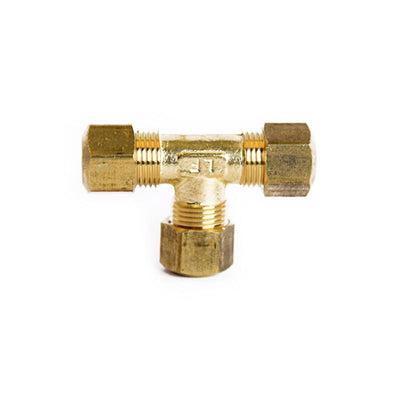 ATC 5/16 in. Compression X 5/16 in. D Compression Brass Tee