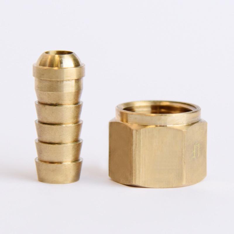 ATC Brass 3/8 in. D X 3/8 in. D Adapter