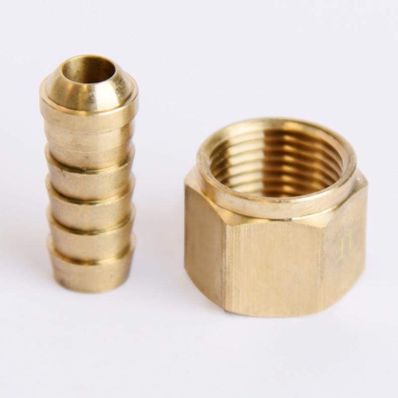 ATC Brass 3/8 in. D X 3/8 in. D Adapter
