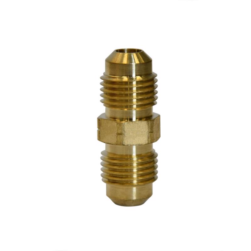 ATC 5/16 in. Flare X 5/16 in. D Flare Yellow Brass Union