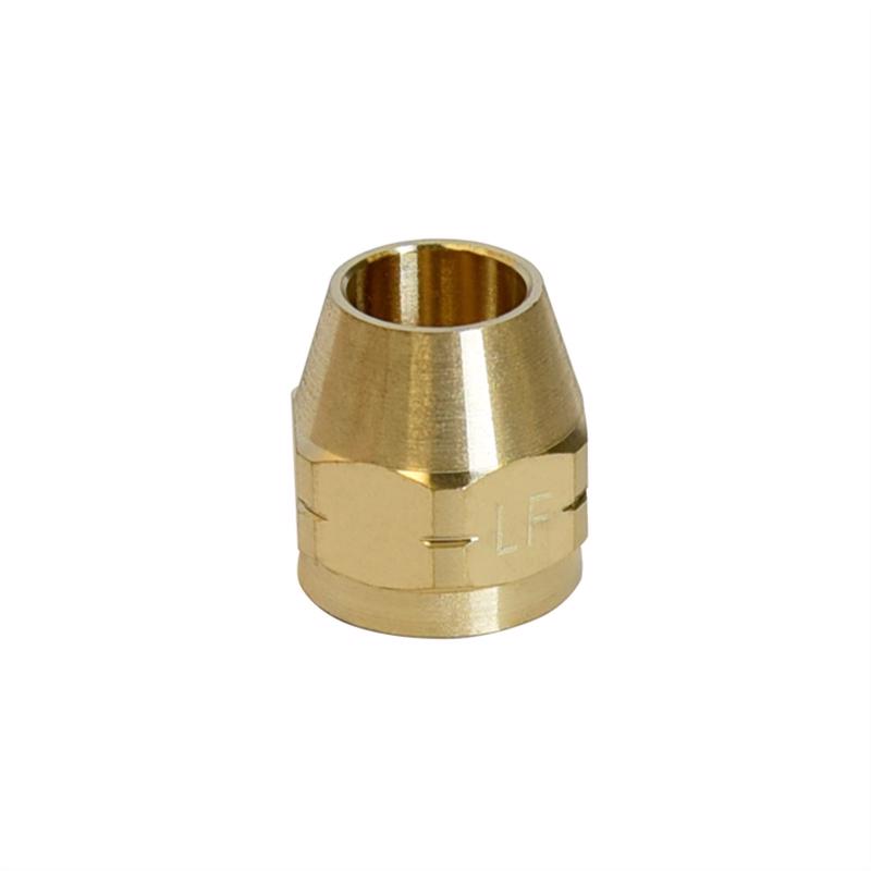 ATC Space Heater Nut 3/8 in. Yellow Brass