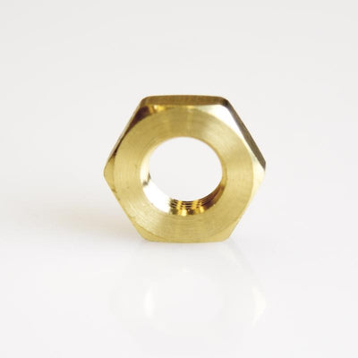 ATC Pipe Lock Nut 1/8 in. Yellow Brass