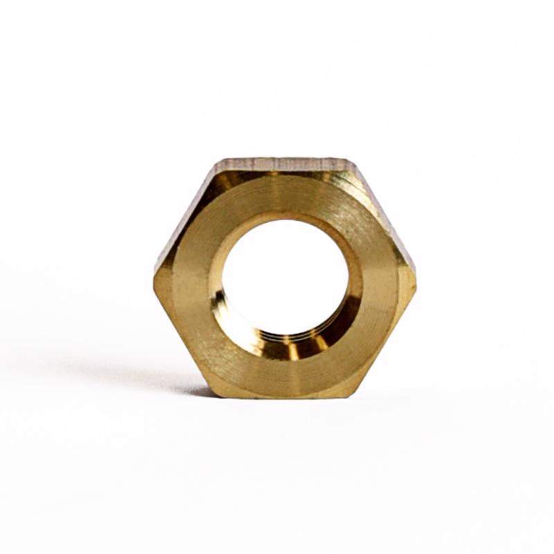 ATC Pipe Lock Nut 1/4 in. Yellow Brass