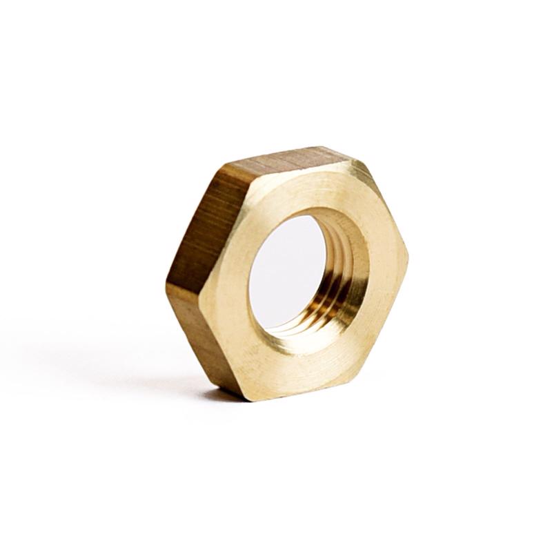 ATC Pipe Lock Nut 1/4 in. Yellow Brass