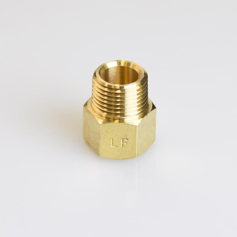 ATC 3/8 in. FPT X 3/8 in. D MPT Brass Reducing Coupling