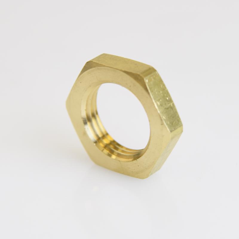ATC Pipe Lock Nut 1/2 in. Yellow Brass