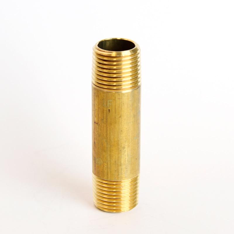 ATC 1/2 in. MPT X 1/2 in. D MPT Yellow Brass Nipple 3 in. L
