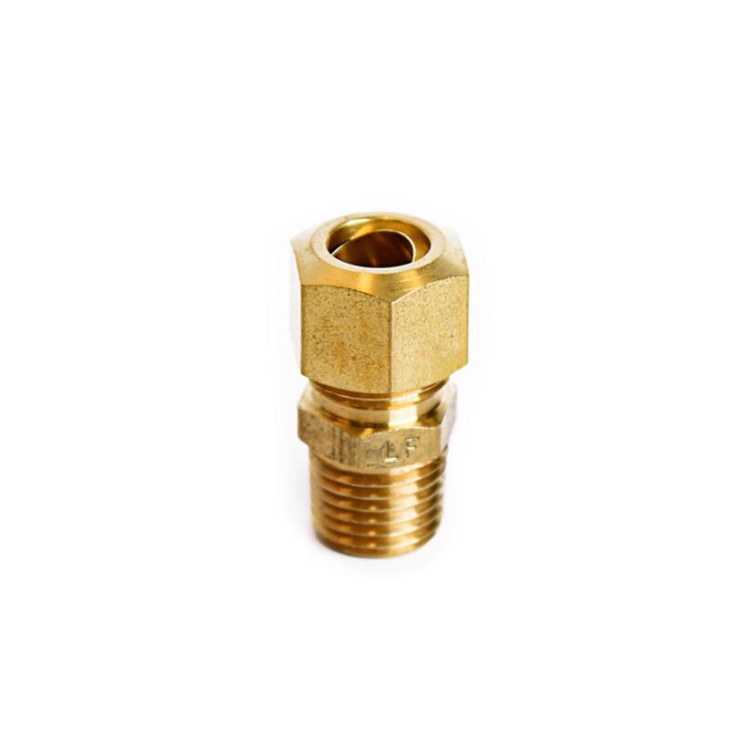 ATC 3/8 in. Compression X 1/4 in. D Male Brass Connector