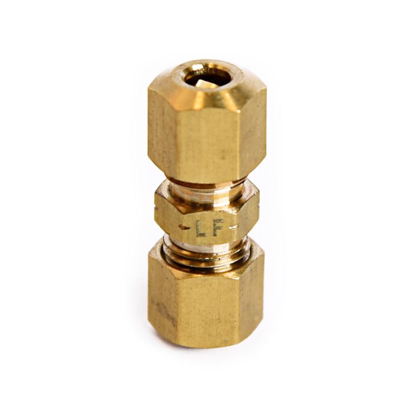 ATC 3/16 in. Compression X 3/16 in. D Compression Yellow Brass Union