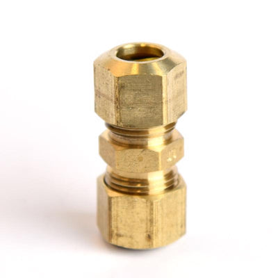 ATC 5/16 in. Compression X 5/16 in. D Compression Yellow Brass Union