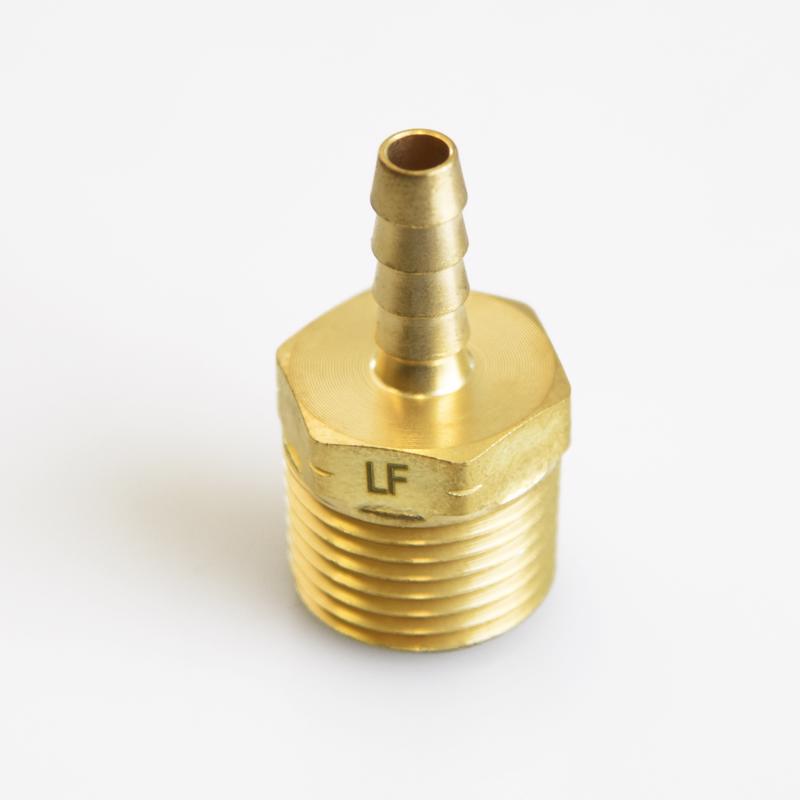 ATC Brass 1/4 in. D X 1/2 in. D Adapter