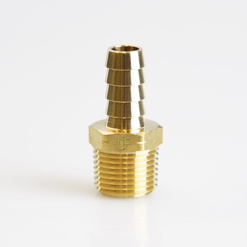 ATC Brass 3/8 in. D X 3/8 in. D Adapter