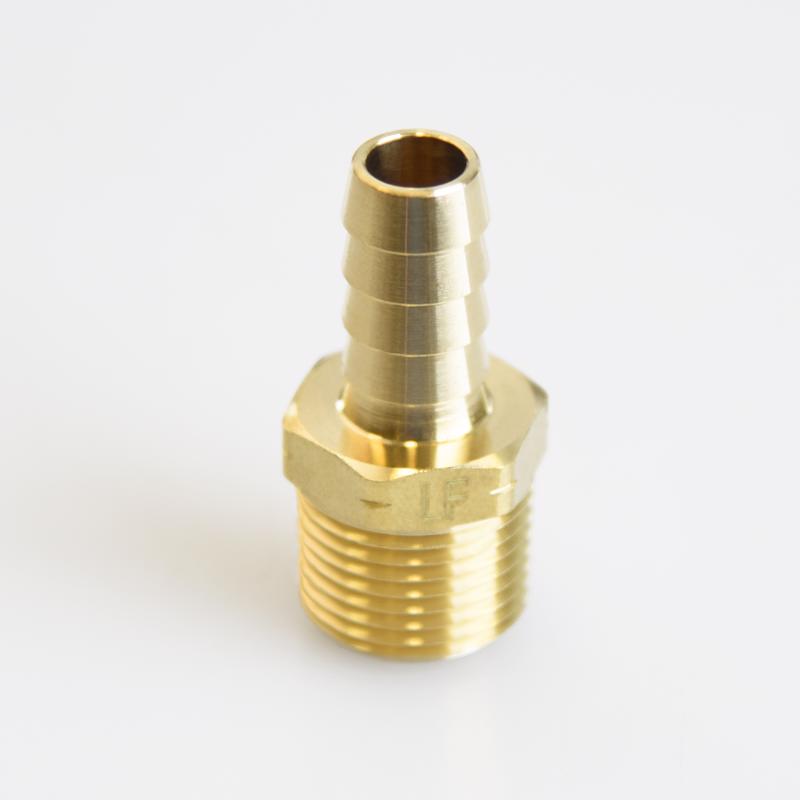 ATC Brass 3/8 in. D X 3/8 in. D Adapter