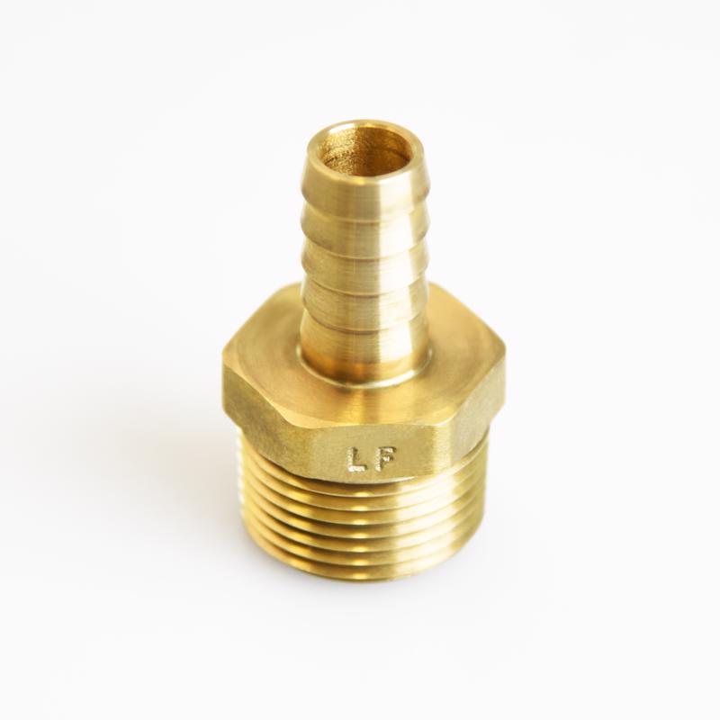 ATC Brass 1/2 in. D X 3/4 in. D Adapter