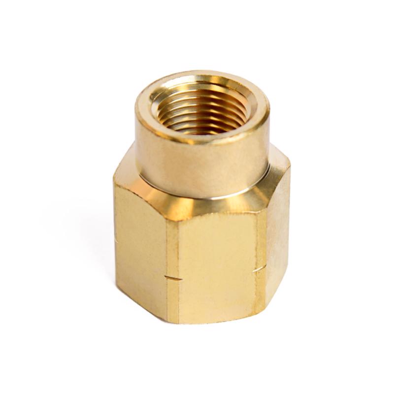 ATC 1/2 in. FPT X 3/8 in. D FPT Yellow Brass Reducing Coupling