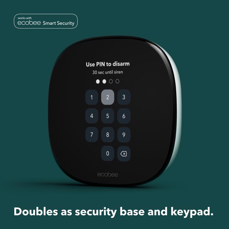 Ecobee Enhanced Built In WiFi Heating and Cooling Touch Screen Smart-Enabled Thermostat