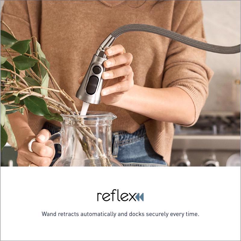 Moen Edwyn One Handle Matte Black Pull-Down Kitchen Faucet