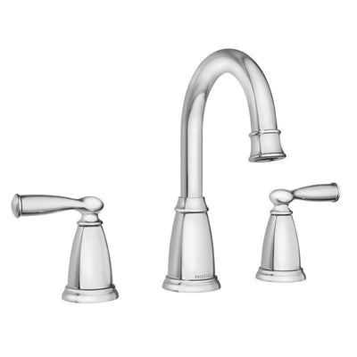 Moen Banbury Chrome Traditional Widespread Bathroom Sink Faucet 8 - 16 in.