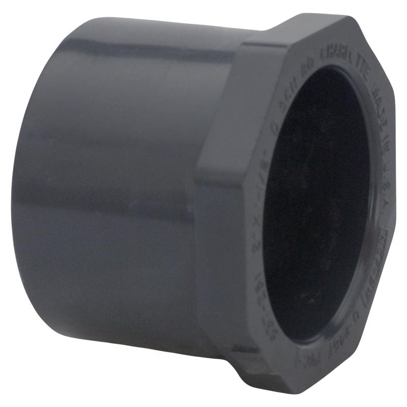 Charlotte Pipe Schedule 80 1 in. Spigot X 1/2 in. D Slip PVC Reducer Bushing
