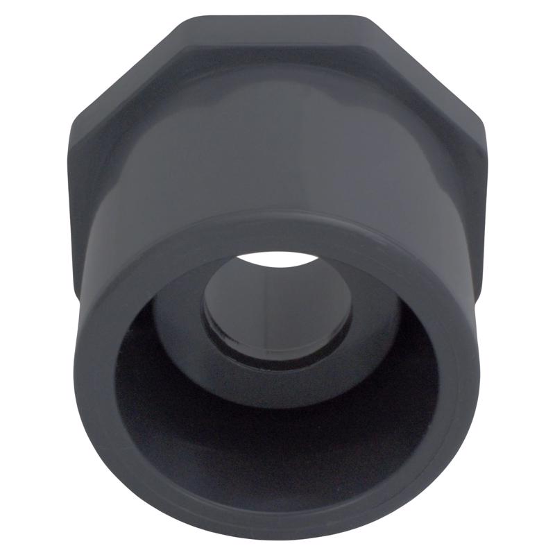 Charlotte Pipe Schedule 80 1-1/2 in. Spigot X 1/2 in. D Slip PVC Reducer Bushing