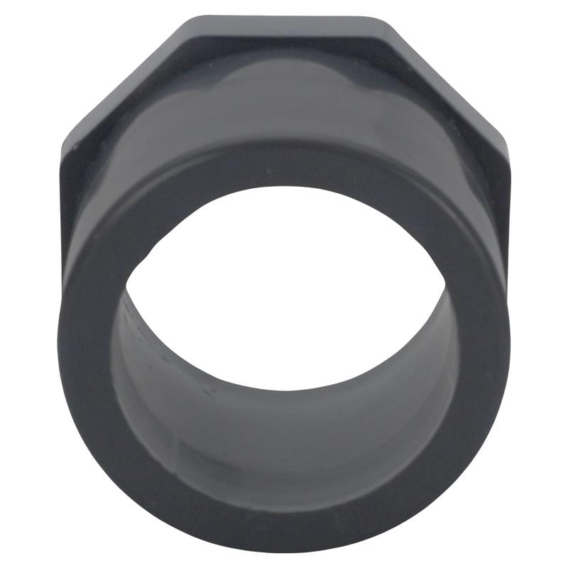 Charlotte Pipe Schedule 80 1-1/2 in. Spigot X 3/4 in. D Slip PVC Reducing Bushing