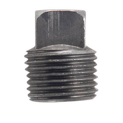 Billco Corporation 1/8 in. MPT Black Steel Square Head Plug