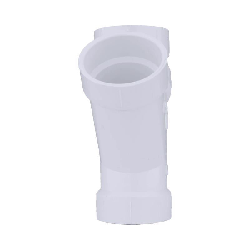 Charlotte Pipe Schedule 40 2 in. Hub X 2 in. D Hub PVC Double Wye