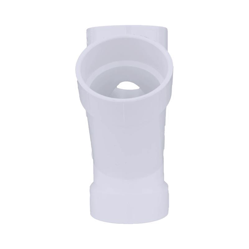 Charlotte Pipe Schedule 40 4 in. Hub X 4 in. D Hub PVC 15 in. Double Wye