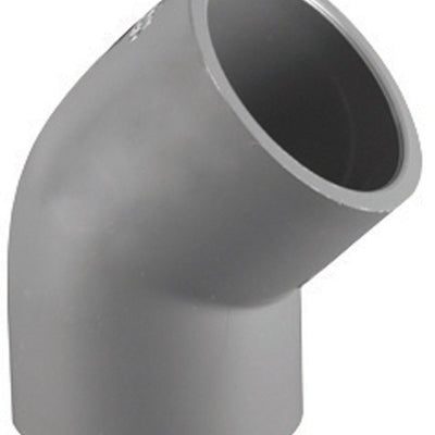 Charlotte Pipe Schedule 80 1/2 in. Slip X 1/2 in. D Slip PVC 45 Degree Elbow