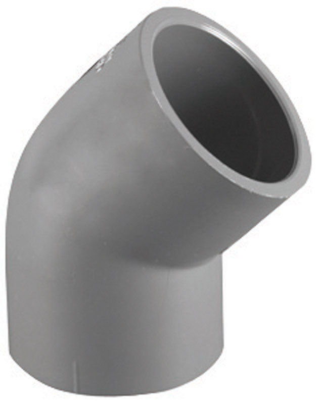 Charlotte Pipe Schedule 80 1 in. Slip X 1 in. D Slip PVC 45 Degree Elbow