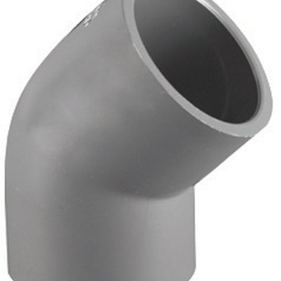 Charlotte Pipe Schedule 80 1 in. Slip X 1 in. D Slip PVC 45 Degree Elbow