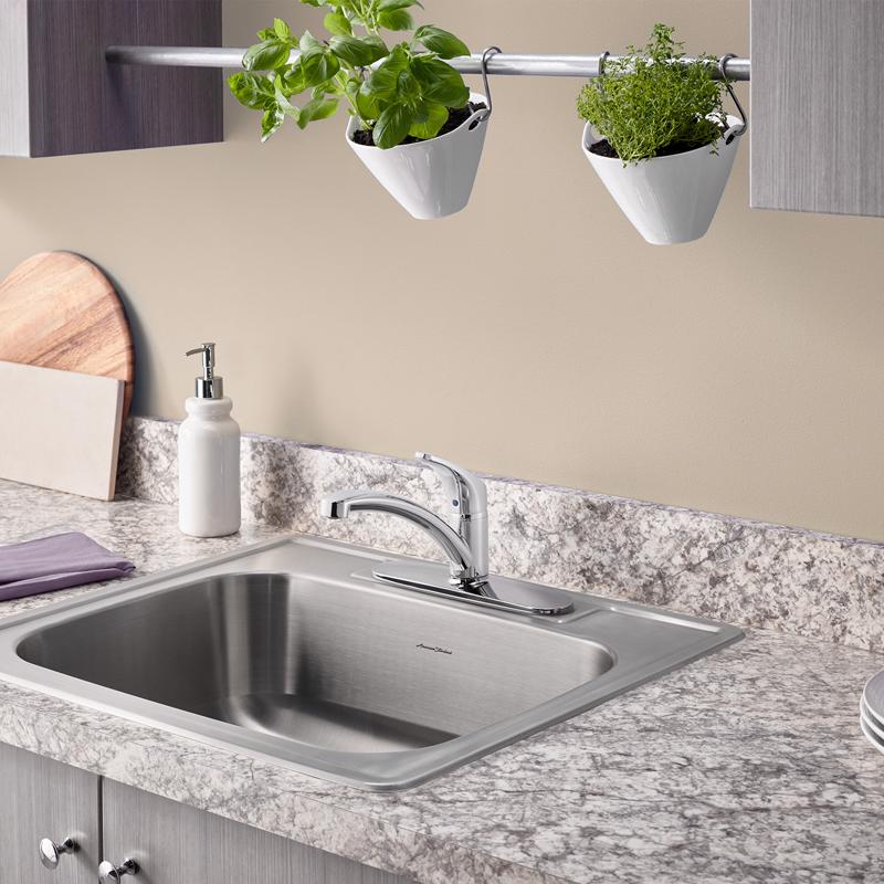 American Standard Colony Pro One Handle Polished Chrome Kitchen Faucet