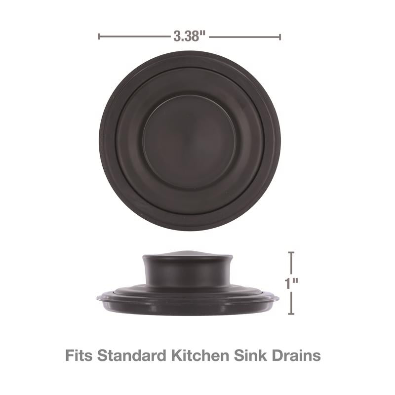 Danco Garbage Disposal Stopper Matte Black Stainless Steel