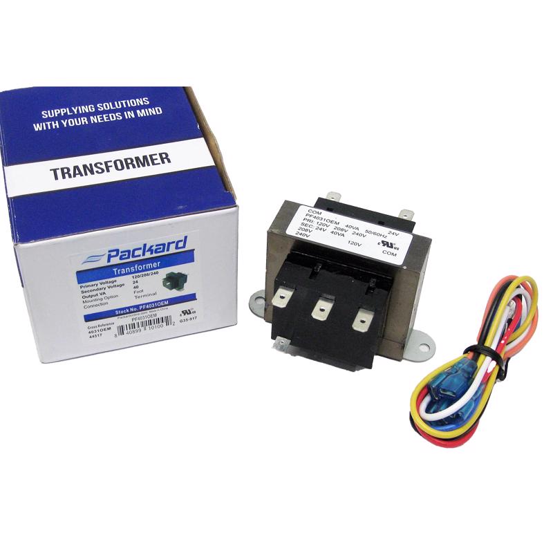 Packard 120/208/240 (Primary) Terminals 40VA Transformer