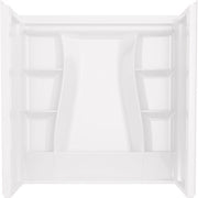 Delta Classic 500 61-1/4 in. H X 30 in. W X 60 in. L White Bathtub Wall