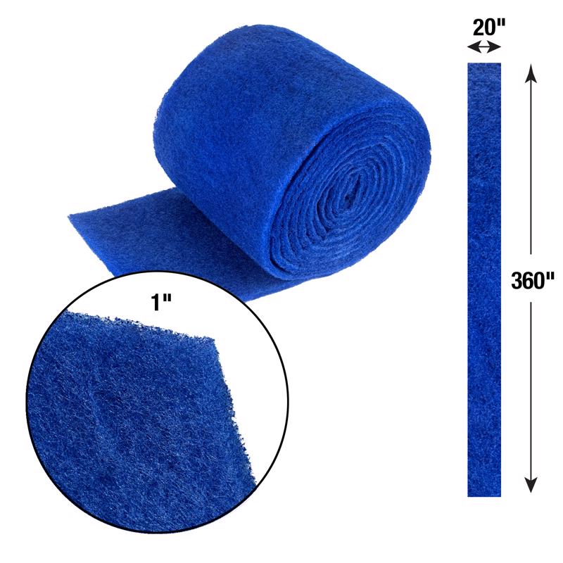 Flanders 20 in. W X 360 in. H X 1 in. Synthetic 1 MERV Air Filter