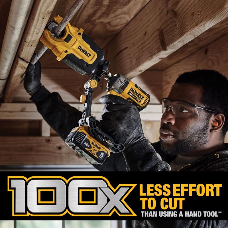 DeWalt Impact Connect 1 in. Copper Pipe Cutter Black/Yellow
