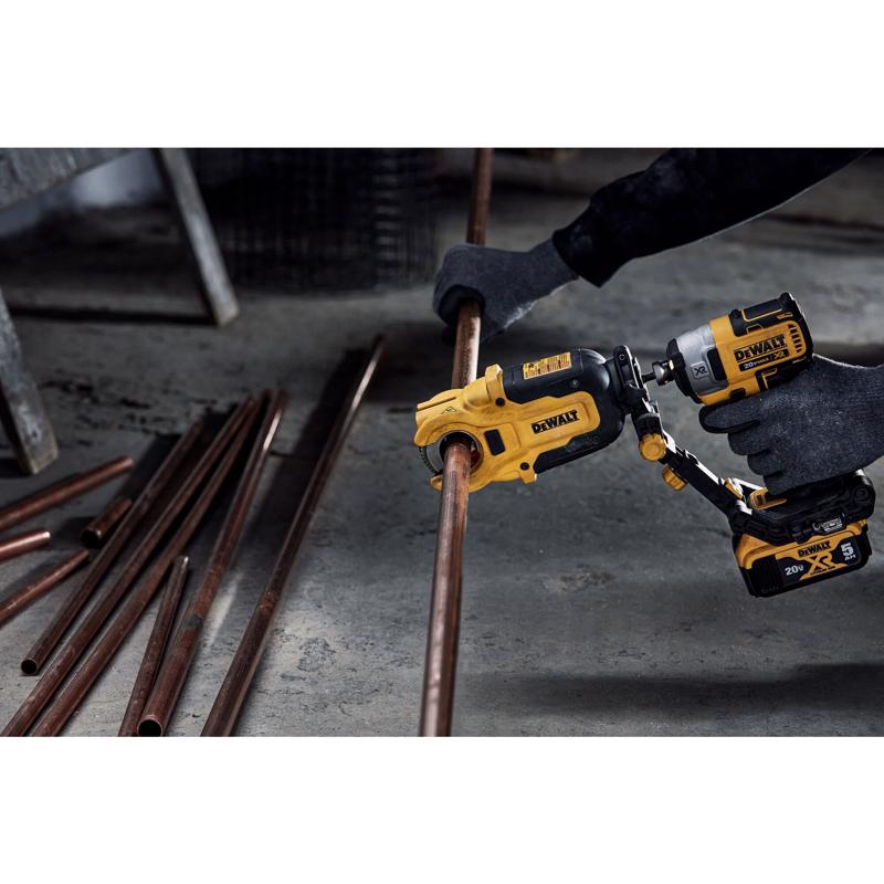 DeWalt Impact Connect 1 in. Copper Pipe Cutter Black/Yellow