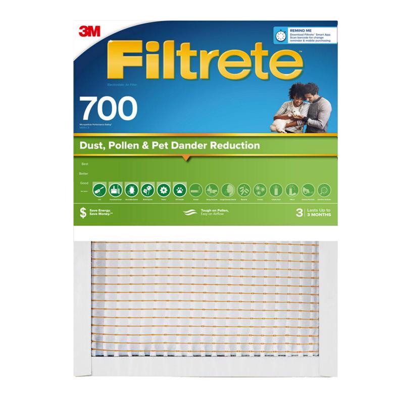 Filtrete 16 in. W X 20 in. H X 1 in. Polypropylene 700 MPR Pleated Air Filter